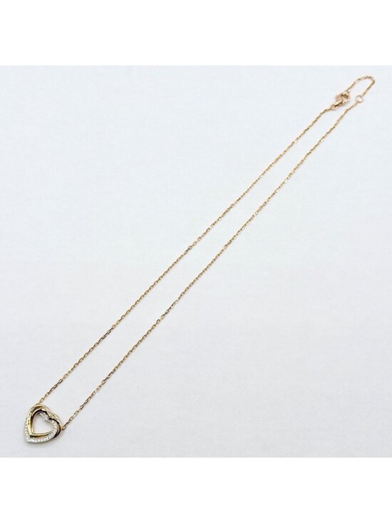 Mohammed | Elegant and timeless, the C de Cartier Heart  Cartier Trinity Heart Pink Gold Necklace Cm